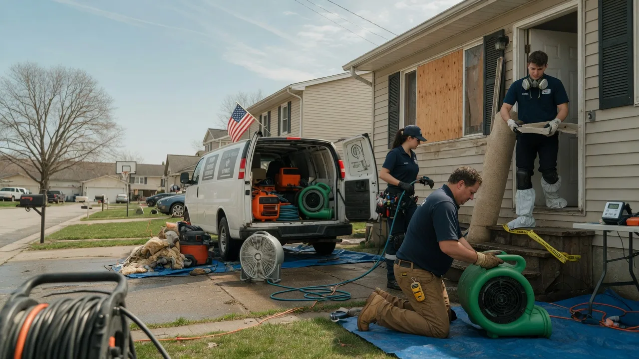 Water Damage Restoration in Sheridan, MI near me